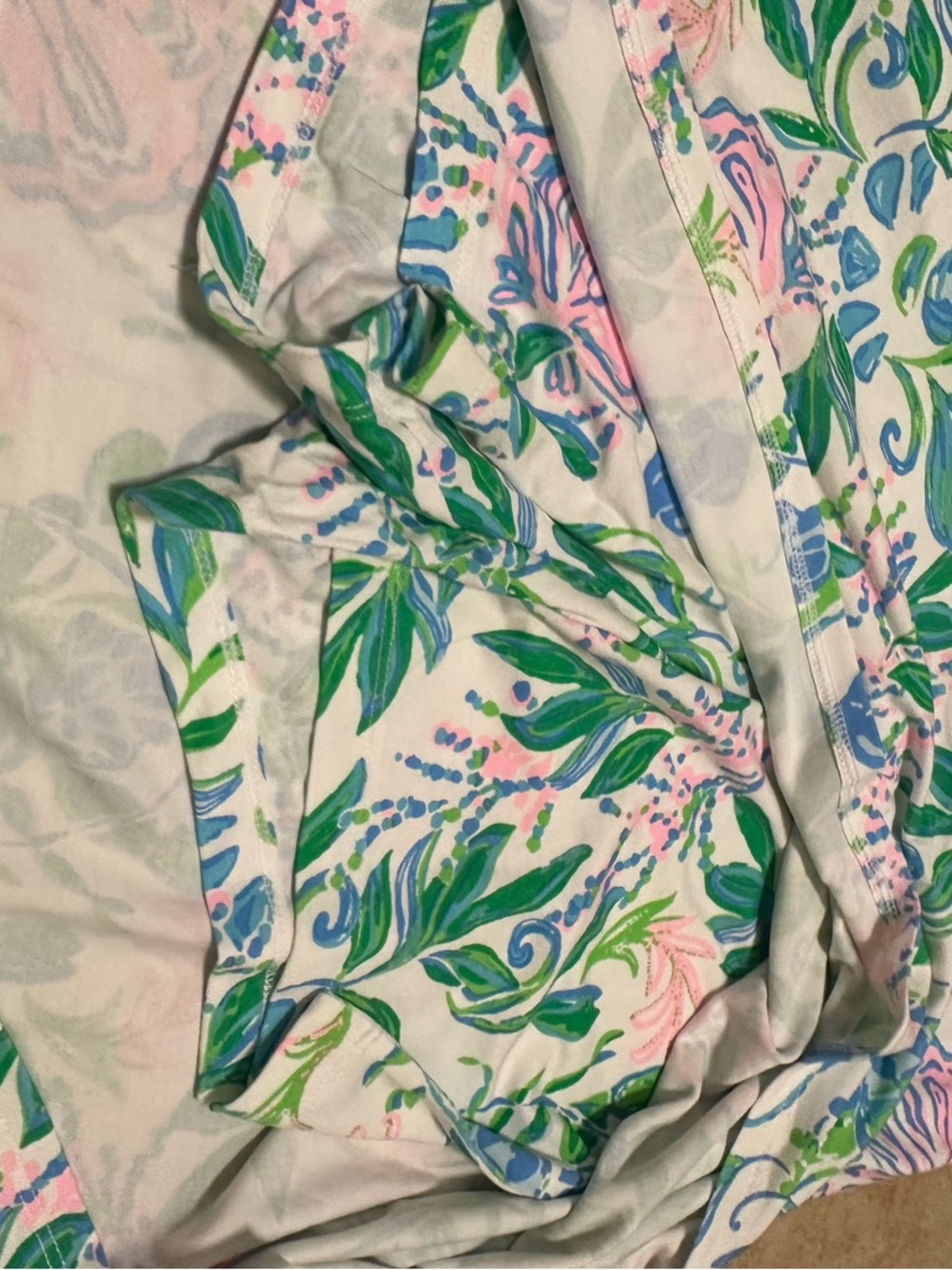New Lilly Pulitzer Parigi Knit Skort Romper Resort White Just A Pinch Size L - Picture 7 of 7